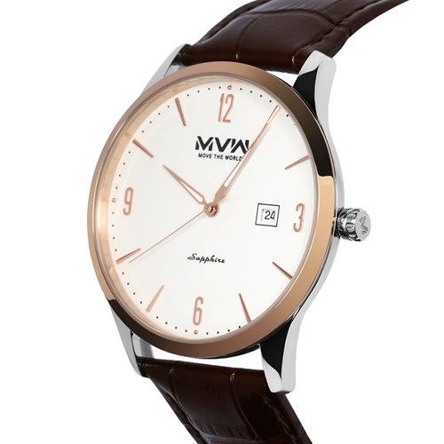 Đồng hồ MVW 42 mm Nam ML055-01 Màu Nâu