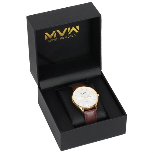 Đồng hồ MVW 42 mm Nam ML056-01 Màu Nâu
