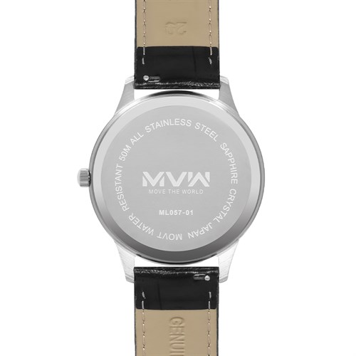 Đồng hồ MVW 42 mm Nam ML057-01 Màu Đen