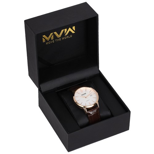 Đồng hồ MVW 40 mm Nam ML059-01 Màu Nâu