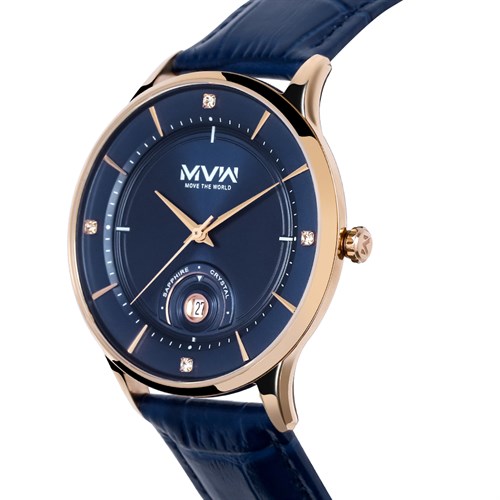 Đồng hồ MVW 40 mm Nam ML060-02 Màu Xanh Dương