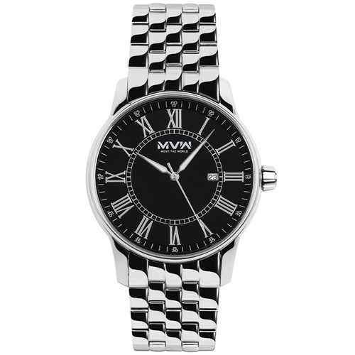 Đồng hồ MVW 43 mm Nam MS072-02 Màu Bạc