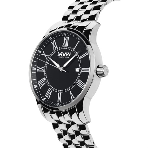 Đồng hồ MVW 43 mm Nam MS072-02 Màu Bạc