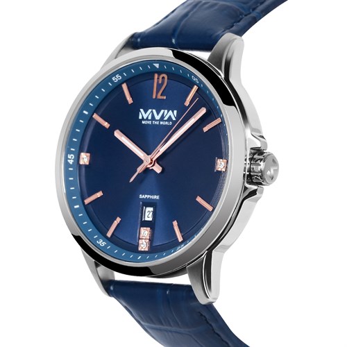 Đồng hồ MVW 42 mm Nam ML063-01 Màu Xanh Dương