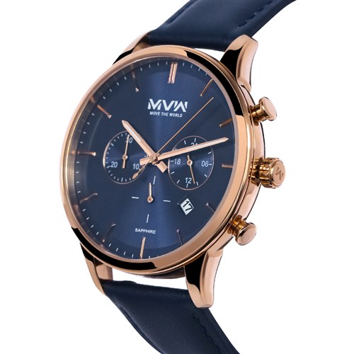 Đồng hồ MVW Sport 42 mm Nam ML064-01 Màu Xanh đen