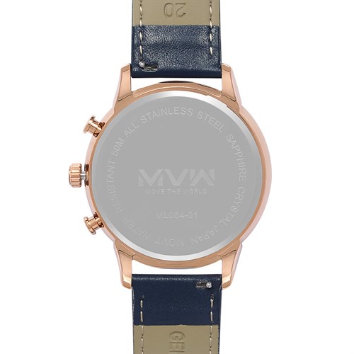 Đồng hồ MVW Sport 42 mm Nam ML064-01 Màu Xanh đen