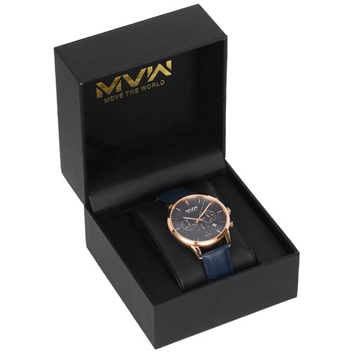 Đồng hồ MVW Sport 42 mm Nam ML064-01 Màu Xanh đen