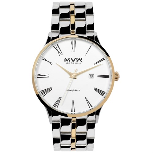 Đồng hồ MVW 42 mm Nam MS075-01 Màu Bạc