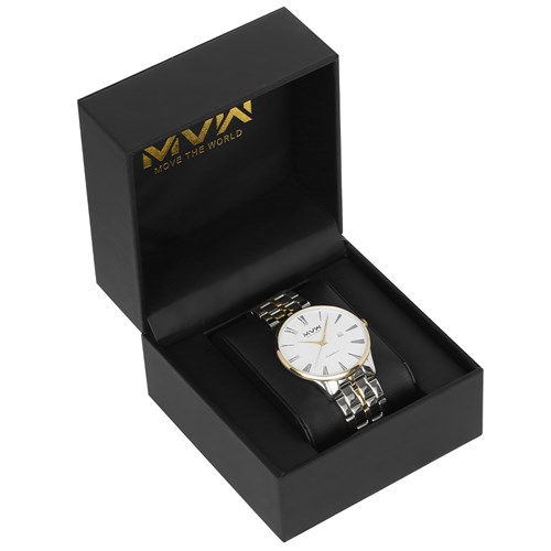 Đồng hồ MVW 42 mm Nam MS075-01 Màu Bạc