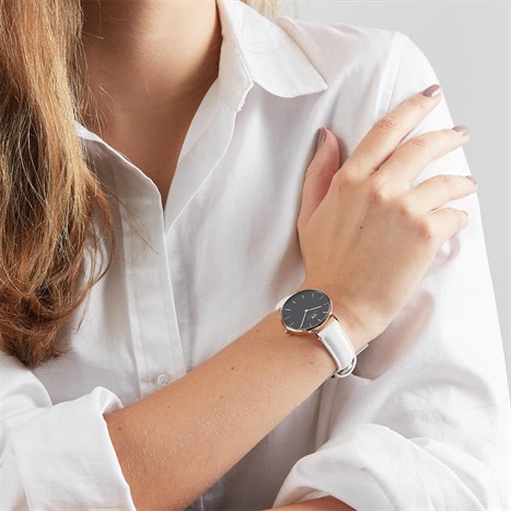 Đồng hồ DANIEL WELLINGTON 32 mm Nữ DW00100283 Màu Trắng