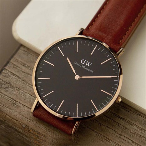 Đồng hồ DANIEL WELLINGTON 40 mm Nam DW00100126 Màu Nâu