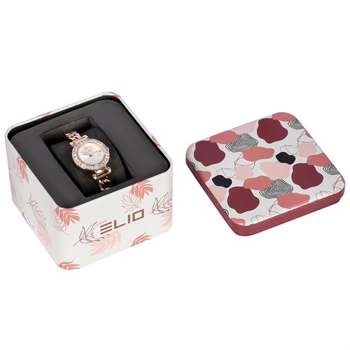 Đồng hồ ELIO 25.7 mm Nàng Thơ Nữ ES095-01 Màu Vàng Hồng