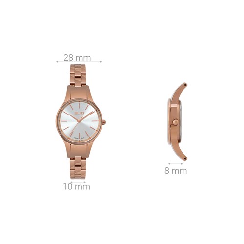 Đồng hồ ELIO 28 mm Nữ ES097-02 Màu Vàng Hồng