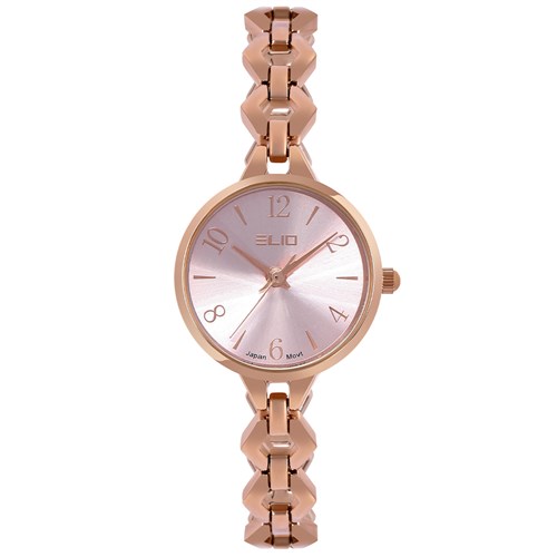 Đồng hồ ELIO Nàng Thơ 28 mm Nữ ES098-01 Màu Vàng Hồng