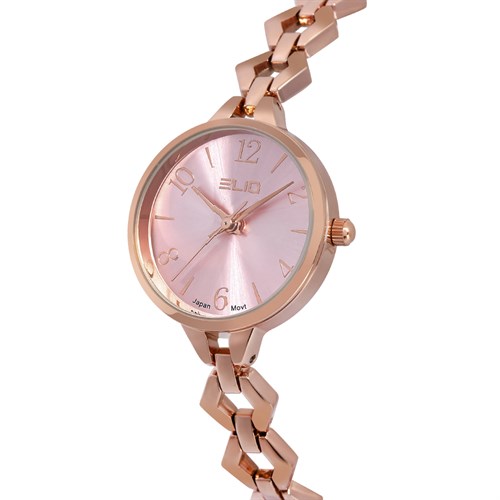 Đồng hồ ELIO Nàng Thơ 28 mm Nữ ES098-01 Màu Vàng Hồng