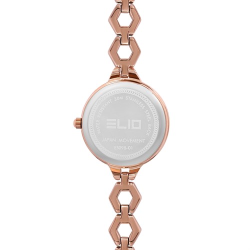 Đồng hồ ELIO Nàng Thơ 28 mm Nữ ES098-01 Màu Vàng Hồng