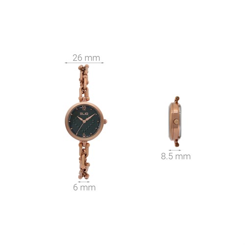 Đồng hồ ELIO Xmas 26 mm Nữ ES099-02 Màu Vàng Hồng