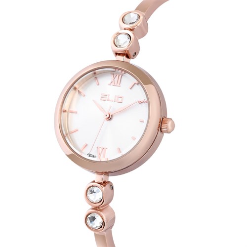 Đồng hồ ELIO Nàng Thơ 26 mm Nữ ES100-03 Màu Vàng Hồng