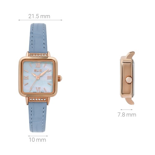 Đồng hồ ELIO Xmas 21.5 mm Nữ EL085-01 Màu Xanh Dương