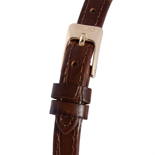 Đồng hồ ELIO 21 x 22 mm Nữ EL085-02 Màu Nâu