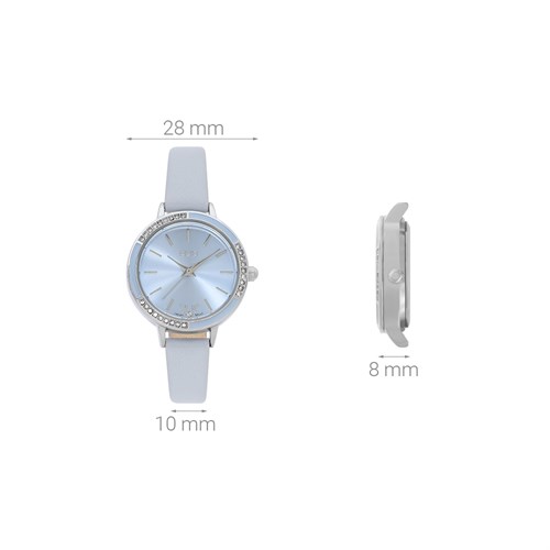 Đồng hồ ELIO 28 mm Nữ EL086-01 Màu Xanh Dương