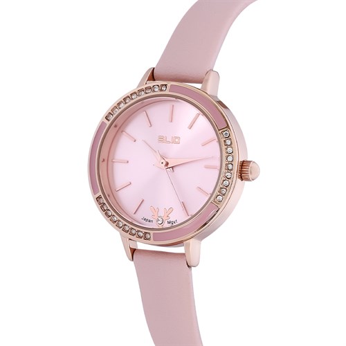 Đồng hồ ELIO 28 mm Nữ EL086-03 Màu Hồng