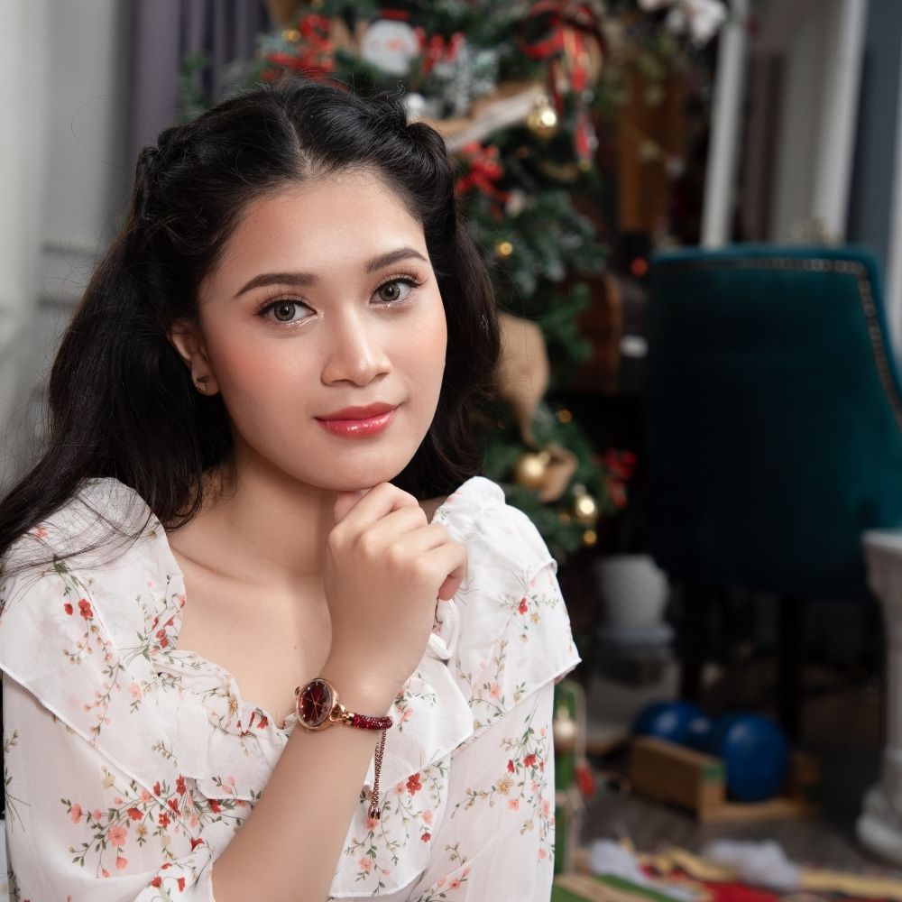 Đồng hồ ELIO Xmas 28 mm Nữ ES101-01