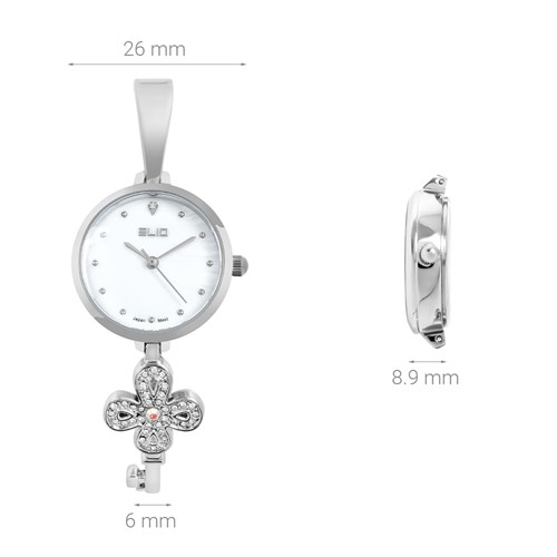 Đồng hồ ELIO 26 mm Nữ ES104-01 Màu Bạc