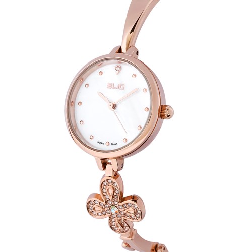 Đồng hồ ELIO Nàng Thơ 26 mm Nữ ES104-03 Màu Vàng Hồng