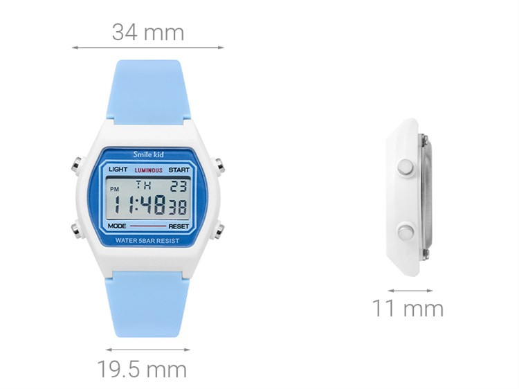 Đồng hồ SMILE KID 34 mm Trẻ em SL223L-4 Màu Xanh Dương