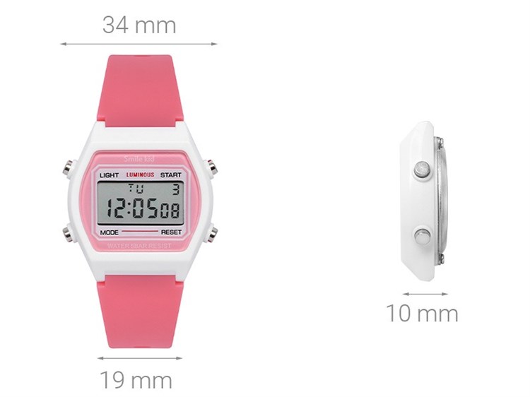 Đồng hồ SMILE KID 34 mm Trẻ em SL223L-6 Màu Đỏ