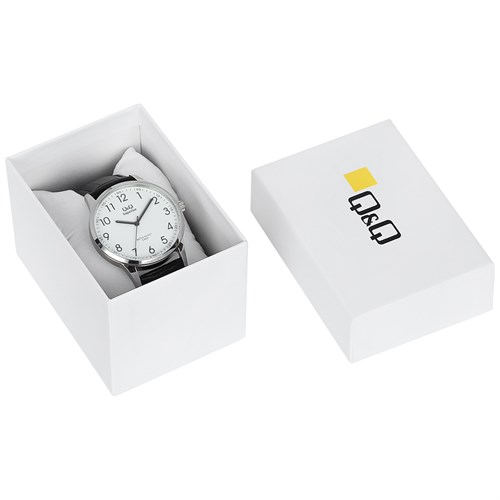 Đồng hồ Q&Q 40 mm Nam S280J304Y Màu Đen