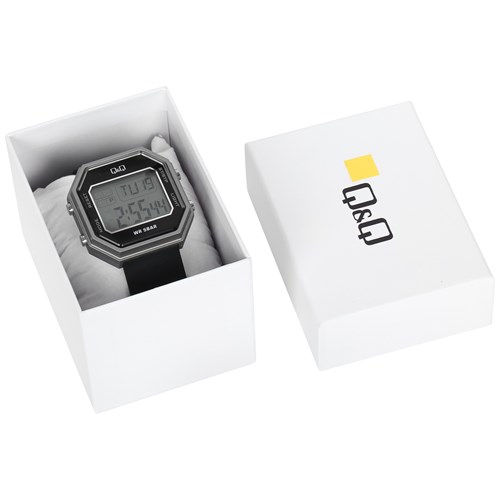 Đồng hồ Q&Q 47 mm Nam M206J003Y Màu Đen