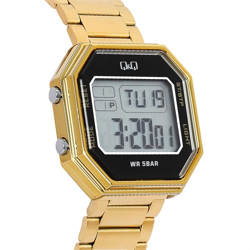 Đồng hồ Q&Q 42 mm Nam M206J007Y Màu Vàng