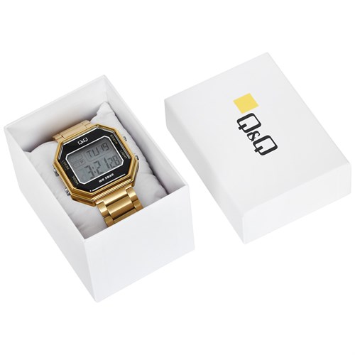 Đồng hồ Q&Q 42 mm Nam M206J007Y Màu Vàng