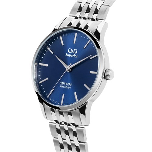 Đồng hồ Q&Q 40 mm Nam S280J232Y Màu Bạc