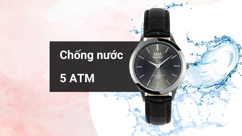 Khả năng kháng nước của mẫu đồng hồ Khả năng kháng nước của mẫu đồng hồ