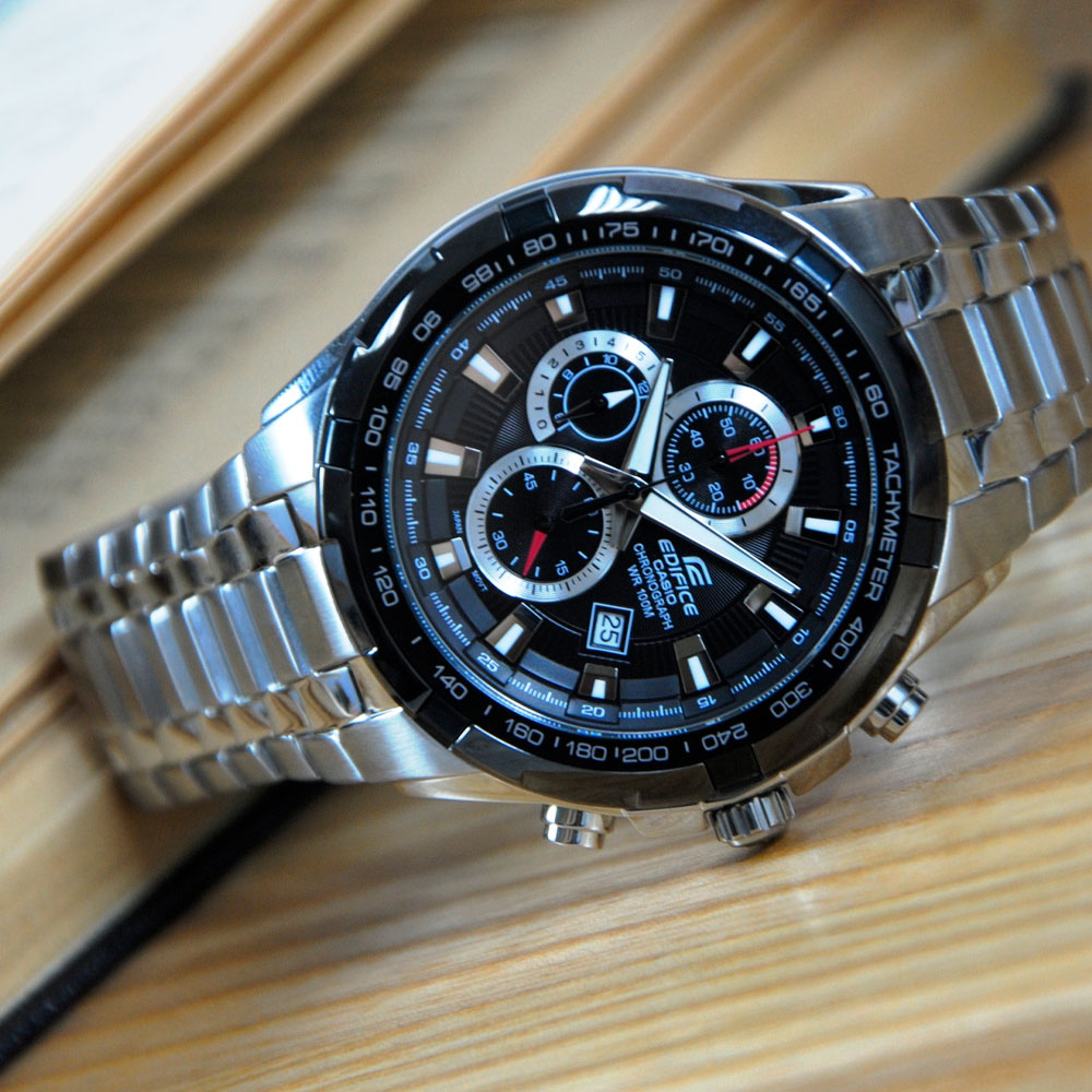 Đồng hồ EDIFICE CASIO 53.5 mm Nam EF-539D-1AVDF Màu Bạc