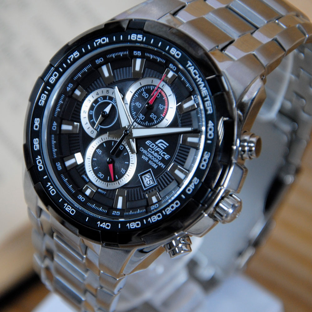 Đồng hồ EDIFICE CASIO 53.5 mm Nam EF-539D-1AVDF Màu Bạc