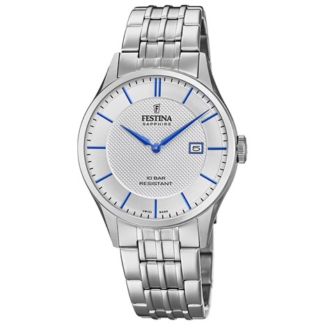 Đồng hồ FESTINA 40 mm Nam F20005/2 Màu Bạc