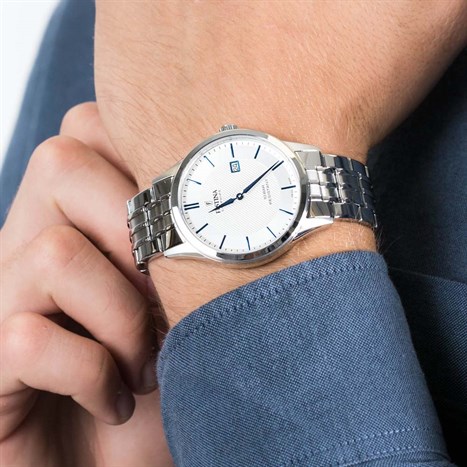 Đồng hồ FESTINA 40 mm Nam F20005/2 Màu Bạc