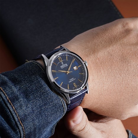 Đồng hồ FESTINA 40 mm Nam F20007/3 Màu Xanh Dương