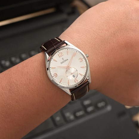 Đồng hồ FESTINA 41.5 mm Nam F6857/7 Màu Nâu