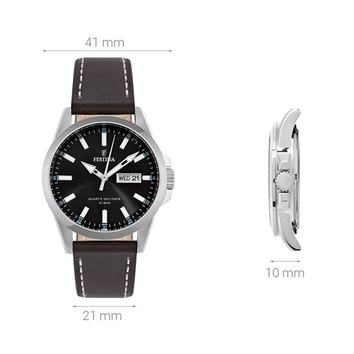 Đồng hồ FESTINA 41 mm Nam F20358/1 Màu Nâu