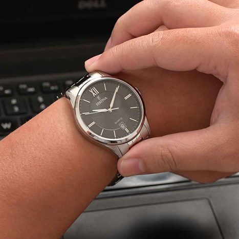 Đồng hồ FESTINA 43 mm Nam F20425/3 Màu Bạc