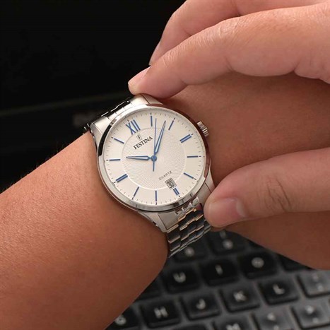 Đồng hồ FESTINA 43 mm Nam F20425/4 Màu Bạc