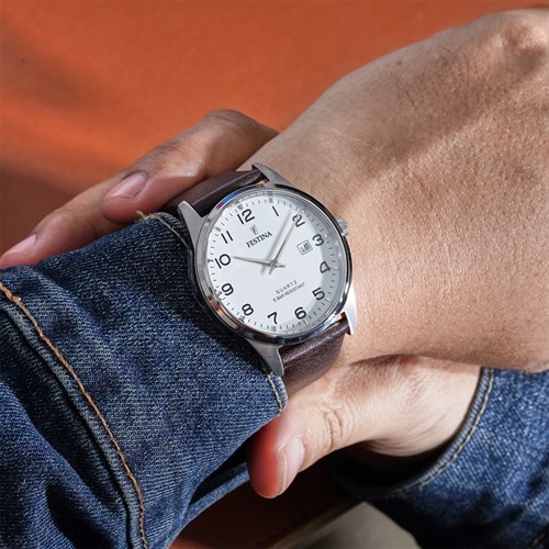 Đồng hồ FESTINA 39.3 mm Nam F20512/1 Màu Nâu