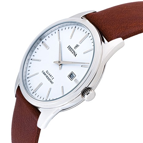 Đồng hồ FESTINA 39.3 mm Nam F20512/2 Màu Nâu