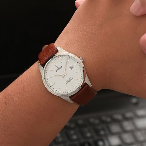 Đồng hồ FESTINA 39.3 mm Nam F20512/2 Màu Nâu