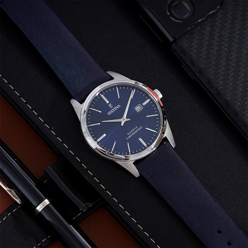 Đồng hồ FESTINA 39.3 mm Nam F20512/3 Màu Xanh Dương